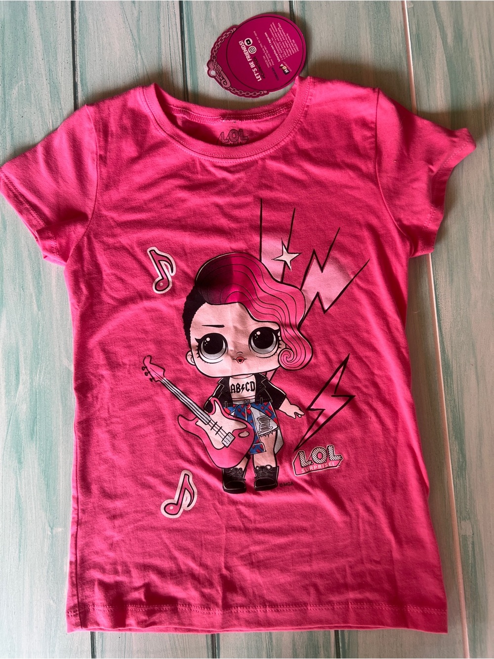 L.O.L. Surprise! Hot Pink Short Sleeve Graphic Tee